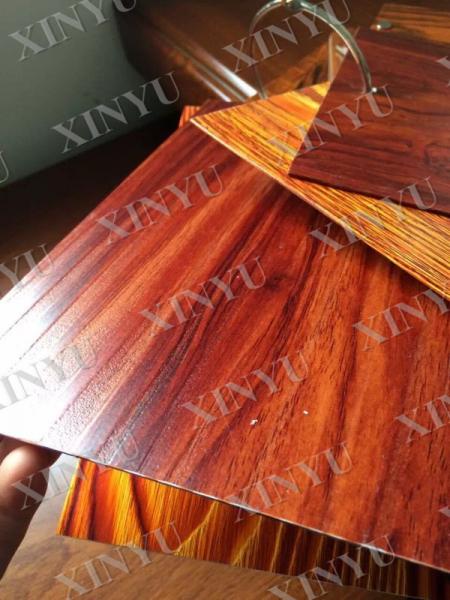 Buy Wood grain transfer Aluminium Window Profiles for decoration material at wholesale prices