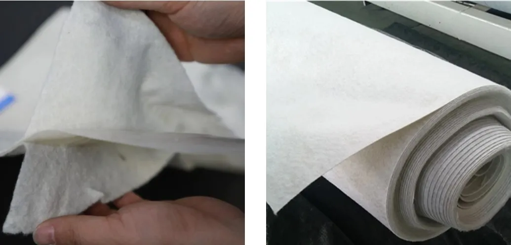 Composite Geomembrane With Two Layers Geotextile One Layer Geomembrane For Landfill Tailings Treatment Subway Tunnel Construction