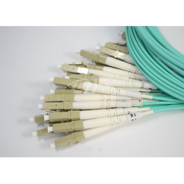 Standard Green / Elite Yellow fiber optic jumper OM3 MPO - LC 24 Core