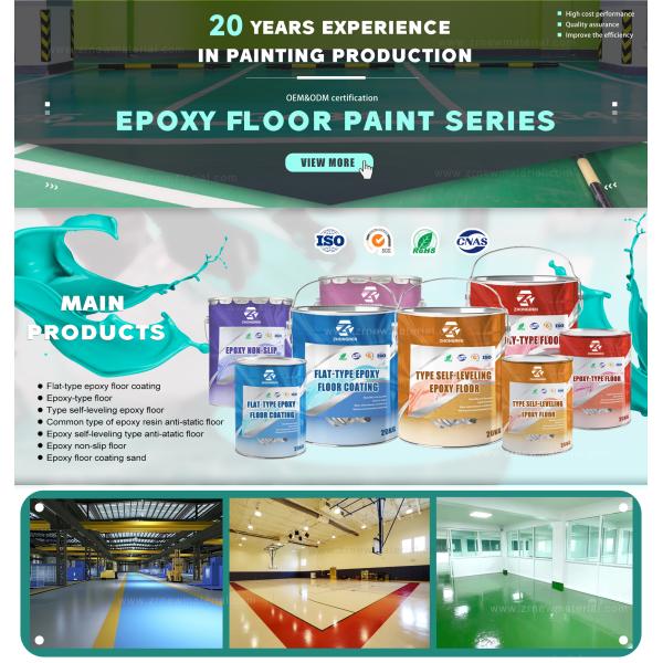 Waterproofing Basement Epoxy Floor Paint Antistatic Floor Coating Anti Slip