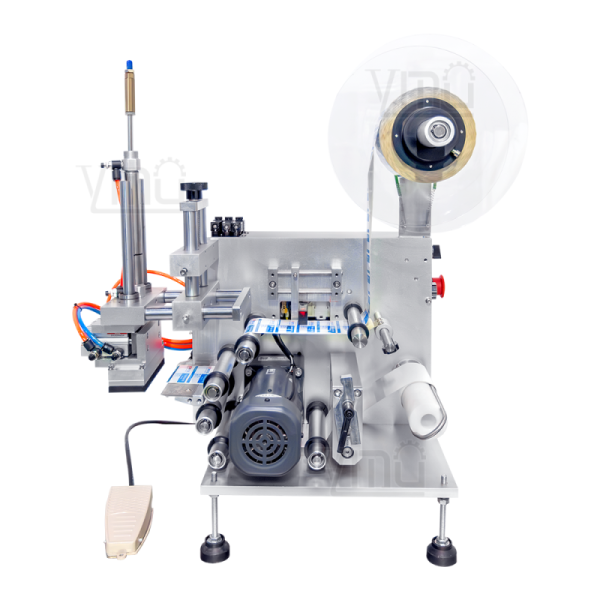 Mini Tabletop Cardboard Bottle Flat Labeling Packing Machine Semi Automatic Manual CE Certificated