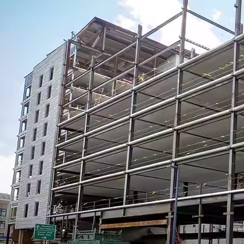 Pre Engineered Light Steel Structure Rubber Construction Factory Building