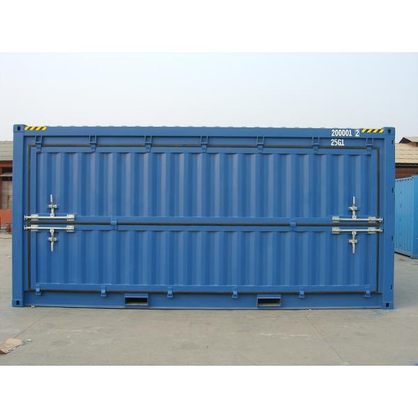 20ft Side Door Steel Dry Container ABS Ventilate Cover Double Swing High Cube Shipping Container with 20 Foot Opening