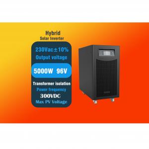 Quality 220Vac Off Grid Hybrid Inverter With Power Transformer Isolation 5KW for sale