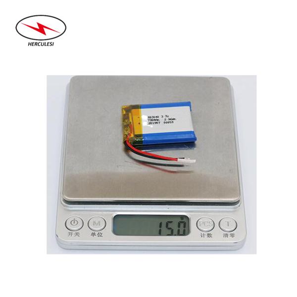 3.7V 700mAh 750mAh Polymer Lipo Pouch Cell rechargeable