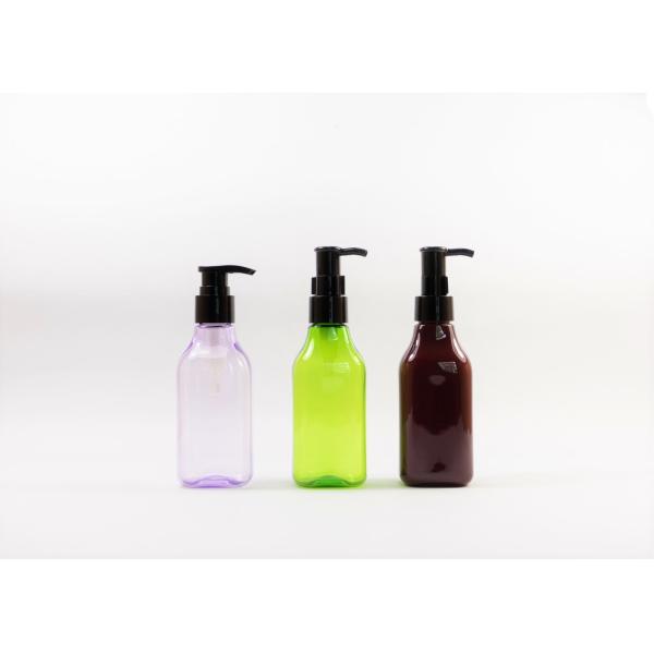 Muti Color Square 200ml 260ml Plastic Lotion Bottle For Make Up Skincare