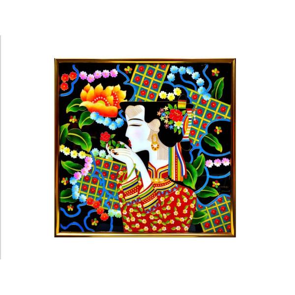 Rectangular National Characteristics Metal Murals Wall Decoration