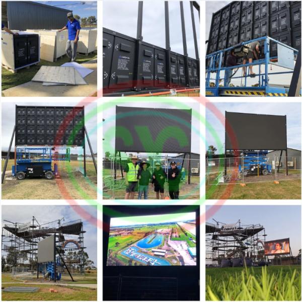 640x640mm P5 RGB Full Color LED Display For Stage Layout LED Wall Video
