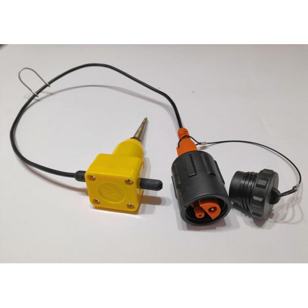 60Hz Vertical Geophone , Seismic Geophone Sensor KCK Male Connector
