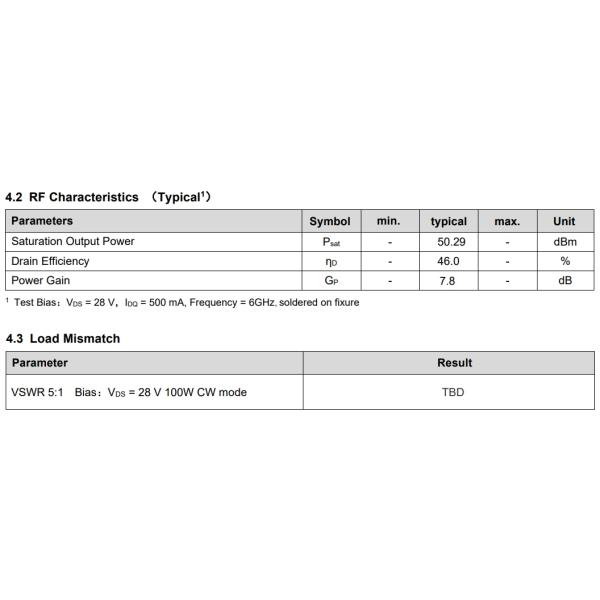 100W 28V High Stability Microwave Power Amplifier Wide Bandwidth for 2.0-6.2GHz