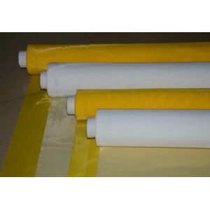 100% Polyester Material PET Screen Mesh For Luggage / Shoes Screen Printing