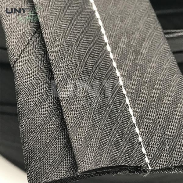 Custom Webbing Trouser Elastic Waistband Fabric 100% Polyester Material For Pants