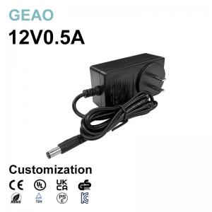 Quality 12V 0.5A Wall Mount Power Adapters For Hot Selling  DVD Water Pump Heated Blanket Neon Flex for sale