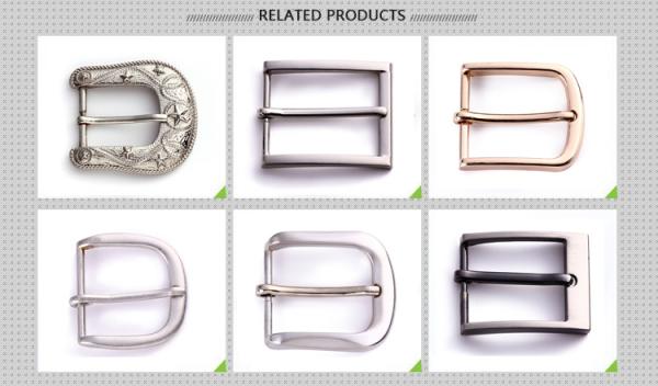 OEM Designed Customized Simple Plate Belt Buckles For Belt , Bag