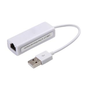 China White Network Card Micro Usb To Rj45 Ethernet Adapter on sale