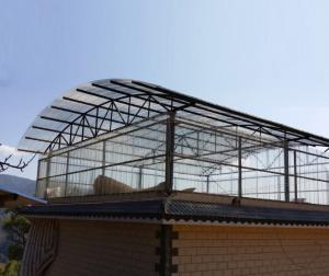 Quality 0.8-3mm Embossed And Corrugated Polycarbonate Sheet For Greenhouse Sun Room Patio Shed for sale