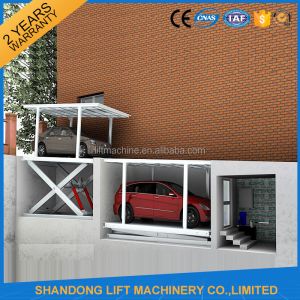 China PLC Control Hydraulic Scissor Car Lift Q235 Steel Lifting Speed 3-4m/Min on sale