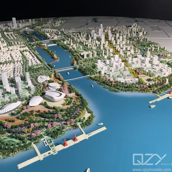 Aecom Mini Building Nantong Urban Model Architecture 1/1500