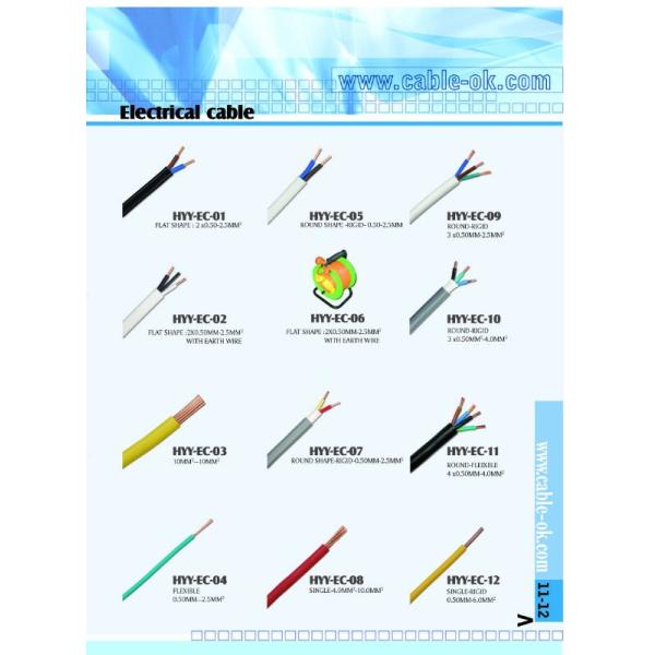 5/16' Lug Terminals 12inch Tinned Copper Battery Inverter Cable for Car Truck RV Solar