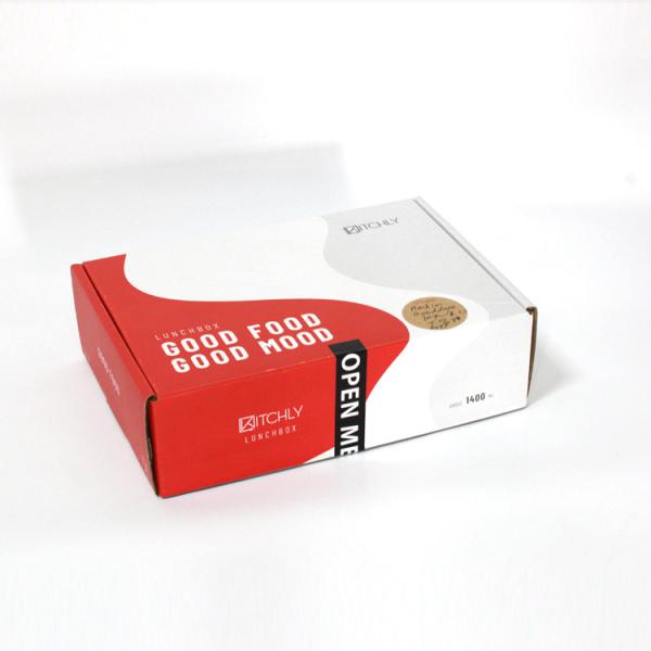 Custom Corrugated Boxes Custom logo design Pink rectangular mail box express parcel carto