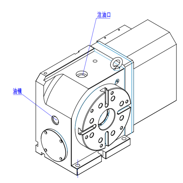 Steel Worm Gear Index Rotary Table 4 Axis For Machine Tools Accessories