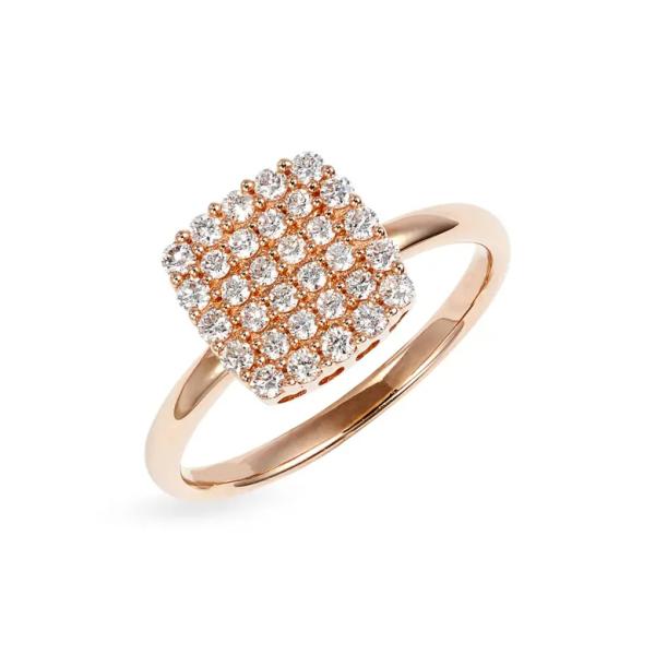 2024 Rings Brazilian Pave White CZ Silver Ring for Fine Jewellery Fashion Accessories