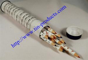 Quality Tin promotional Colored Pencils Tin Case Set,Gift Packaging Box from China for sale