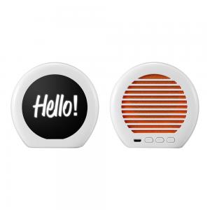 Quality Round V4.2 EDR Loud Outdoor Bluetooth Speakers With Led Light Up Logo for sale