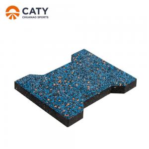 China Shockproof Interlocking Rubber Roof Pavers Practical Recyclable on sale