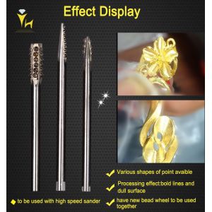 Ss304 Shank 48 Pieces Natural Diamond Mace Points