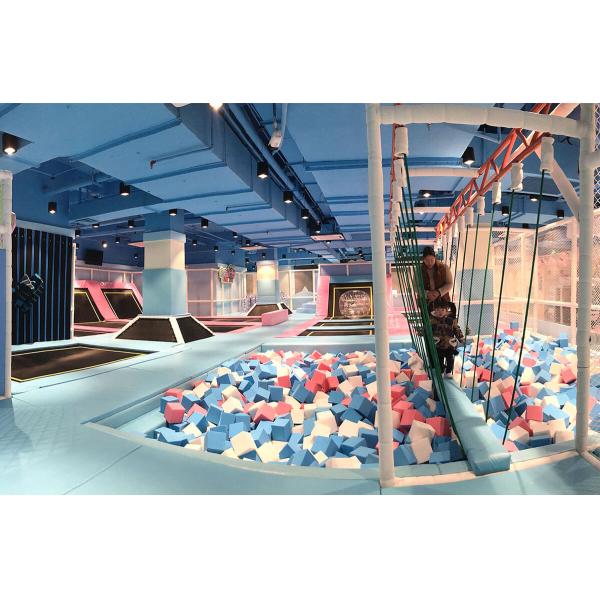 Custom Indoor Trampoline Park Equipment for Kids with Safety Features