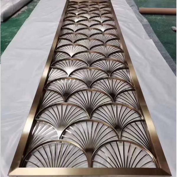 Privacy protection antique copper etching room divider hanging room divider commercial room dividers partitions