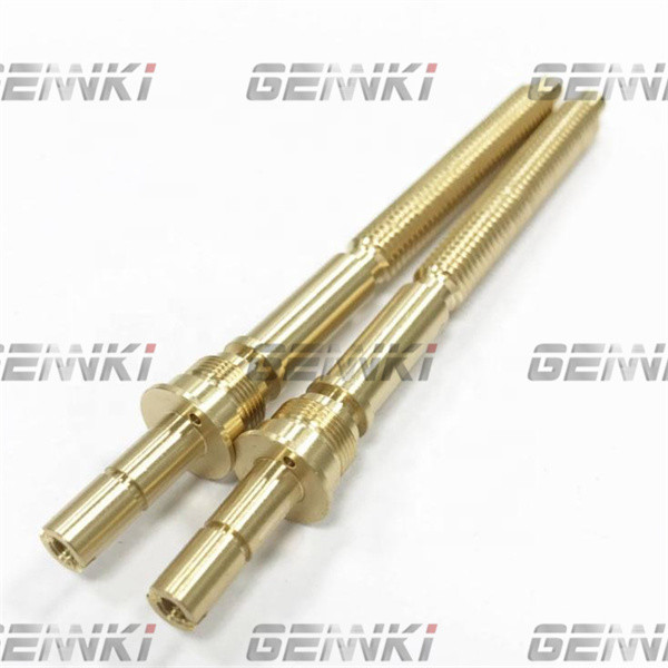 Round Cnc Aluminum Milling Parts Brass H59 H62 Quick Coupling Connector