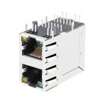 LPJ17633AENL 10/100 Base-T Tab Up Green/Yellow LED 2X1 Port Multi-port RJ45