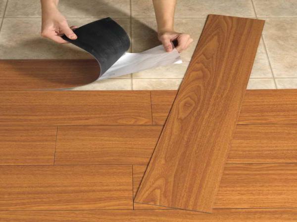 Buy Kitchen Waterproof Self Adhesive Vinyl Flooring 2mm Thick For Home Use at wholesale prices