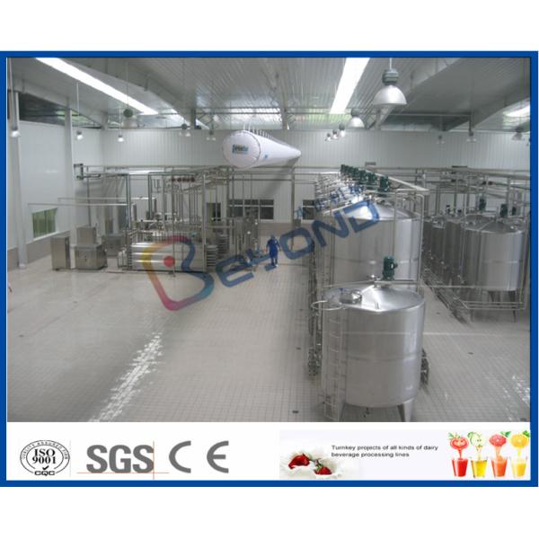 ISO 10000LPD stirred Industrial Yogurt Making Machine with plastic containers or cups package