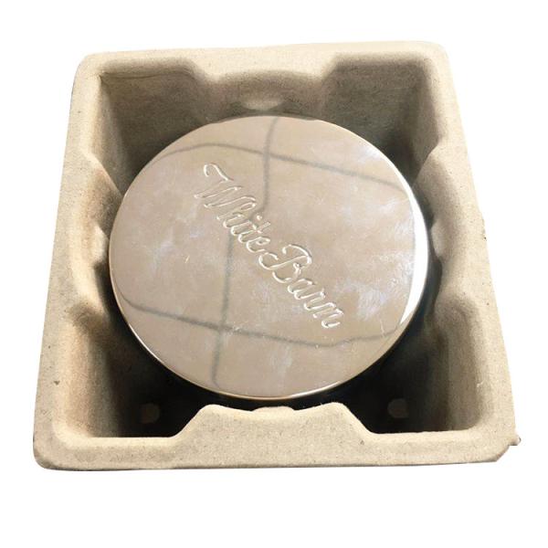 Brown Paper Pulp Moulded Trays Compostable Corrugated Cardboard Trays