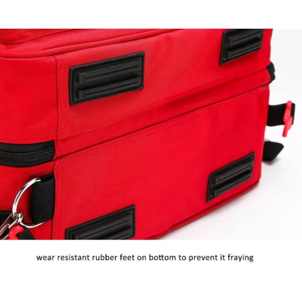1800D Waterproof Multifunctional First Aid Backpack CE Certified Medical Trolley Bag