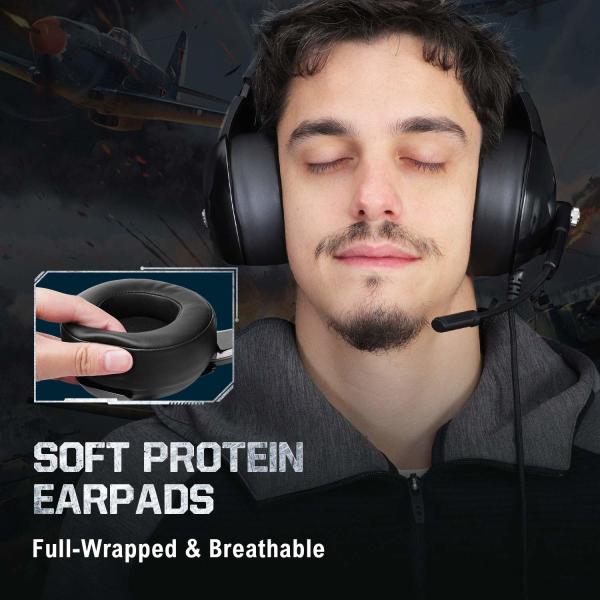 Noise Reducing 117dB 2.2m Onikuma K6 3.5 Mm Gaming Headset