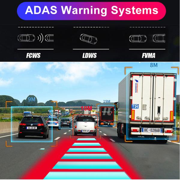 4G Android 8.1 Rearview Mirror Car HD DVR 1080p IPS Touch Streaming Media