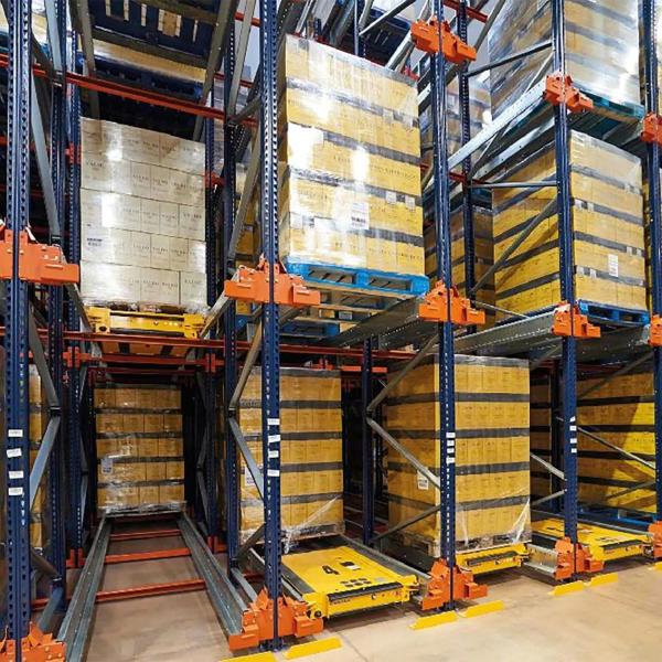 Automated Heavy Duty Radio Shuttle Rack For Industrial Warehouse Storage