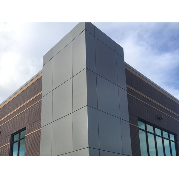 Anti Scratch Brushed Aluminum Composite Panel Brush Finish Silver Acp Sheet For Building Decoration 4MM 1.22*2.44m
