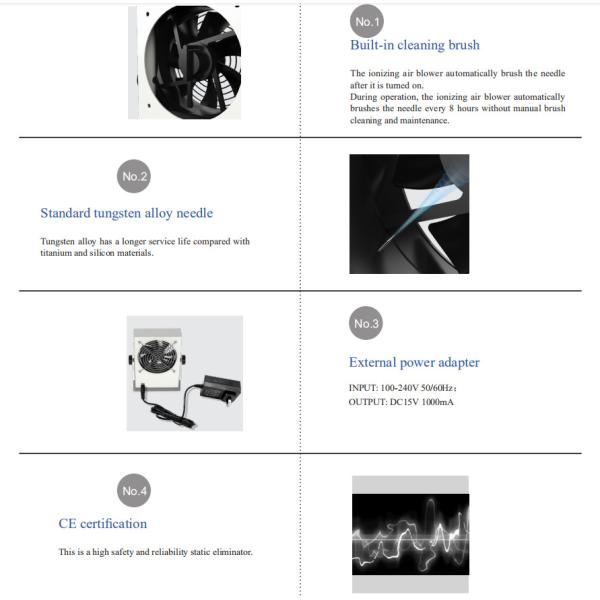 AP-DC2451-001 Esd Anti Static Charge Eliminator Air Ionizer