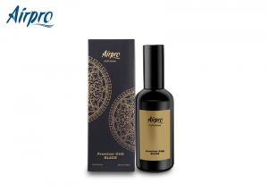 China OUD Series Glass Bottle Pump Spray Black Car Perfume Aipro Brand on sale