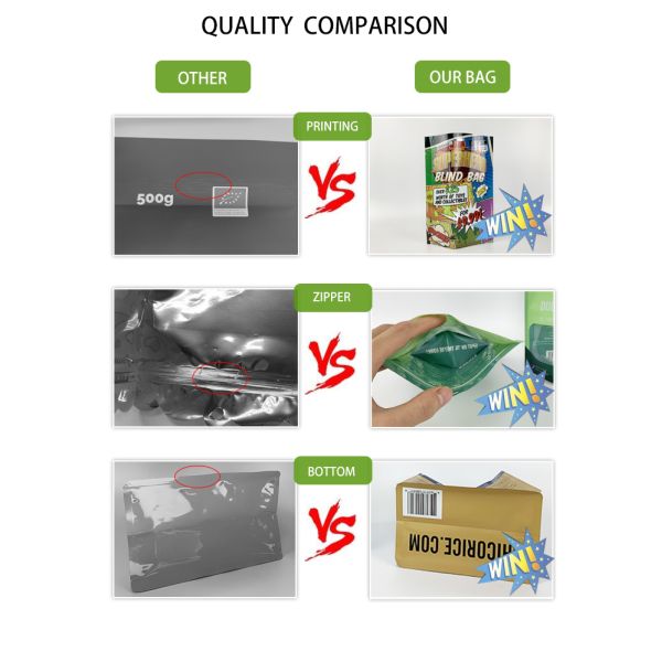 Custom Seed Packets Tomato Seeds Three Side Seal Paper Laminated Packaging Bag