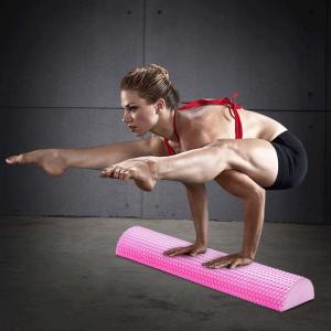 Quality vHigh Density Half Foam Roller , Body Massage Roller Fitness Equipment Balance Pad for sale