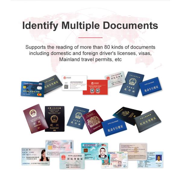 Sinosecu Smart Card Reader Passport Scanner Support for ISO/IEC 7816 Compliant Cards