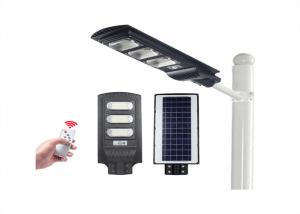 Quality ABS 6000K All In One Solar Street Light With Motion Sensor PIR Remote Control for sale