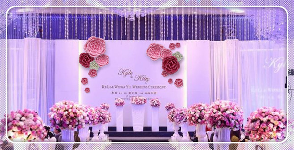 Elegant Artificial Hibiscus Rosa - Sinersis 4 Inch Red Flower Eco Friendly