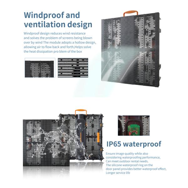 P3.91 -7.8 Transparent Led Display Screen Adhesive Screen On Glass Window Led Display